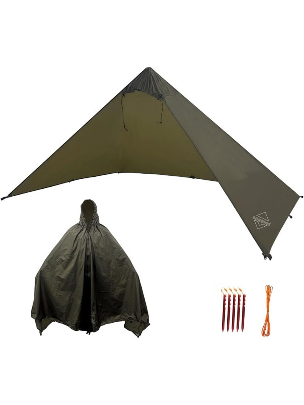 Lightweight Ultralight Poncho Shelter Cape | Emergency Survival Gear for Camping